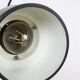 Ensemble de 2 lampes suspendues de style spatial / Design danois moderne des années 50 / Aluminium / Cuivre / Années 1960 / 1970