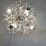 Sputnik ceiling lamp in chrome by Angelo Gaetano Sciolari, 1970s