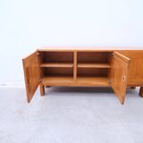 Enfilade Maison Regain en orme massif, France 1970