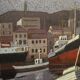 Peinture marine italienne signée du XXe siècle