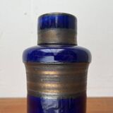 Mid-century German studio pottery bottle vase with lid by Cornelsen Kindermann, 1960s.