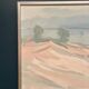 Original Swedish Oil On Canvas – “Coastal Serenity” – Signed – Vintage & Framed – 48 × 40 Cm