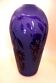 American art vase signed Kelsey Murphy – Pilgrim Glass – Cameo violet
