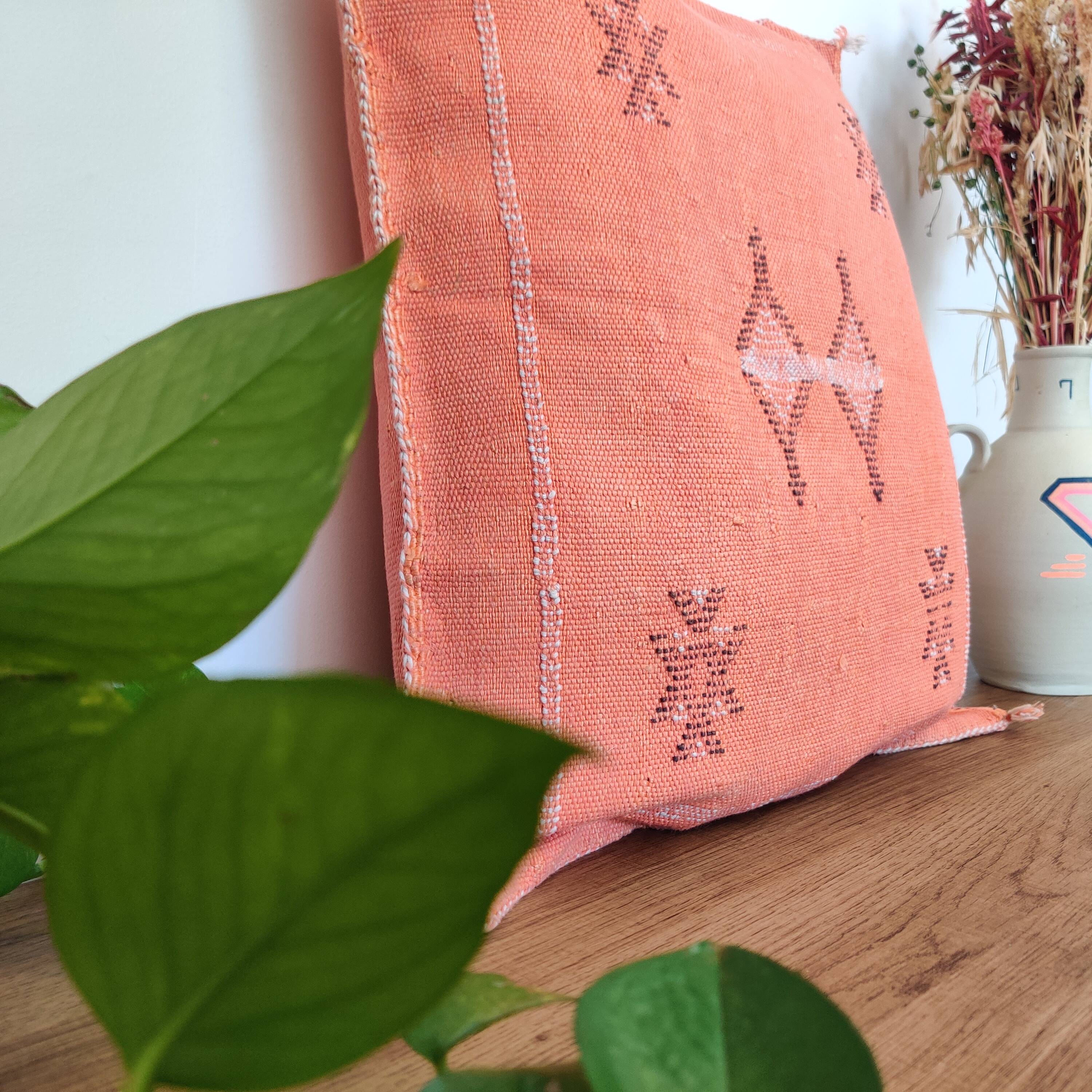 Berber cushion Sabra Orange