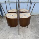 Fusion table and 4 teak chairs by Sandra Kragnert IKEA.