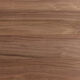 Solid walnut dining table on brass center base