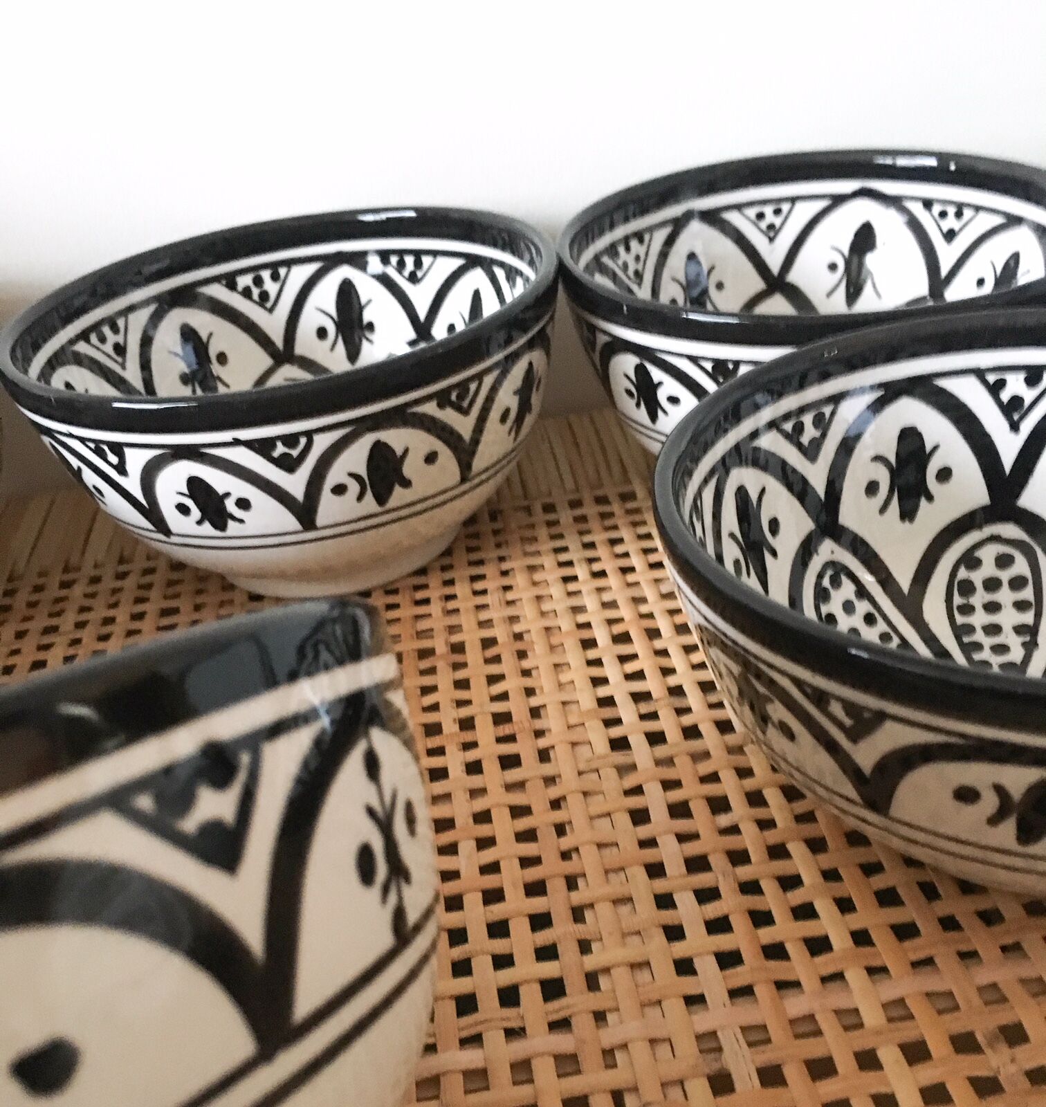 Lot of 6 ceramic berber bols