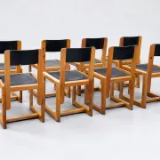 Chair with sticks André Sornay – 1960s