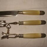 Carving service for leg of lamb from the early 20th century (art deco)