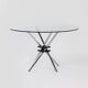 Round dining table model 459 by takehiko mizutani for alivar, 1990s