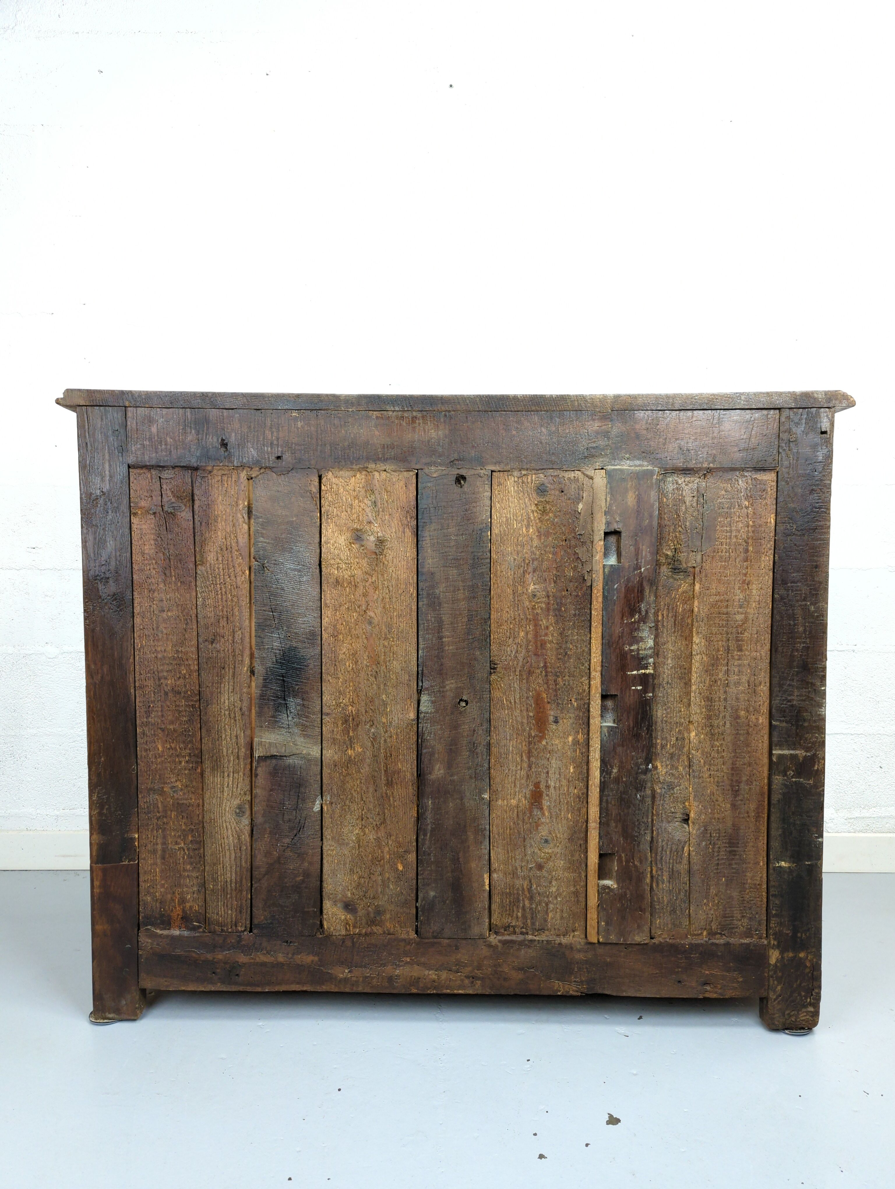 Antique sideboard two oak doors