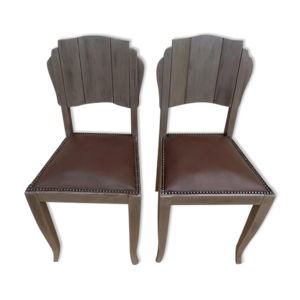 Lot de 2 chaises anciennes