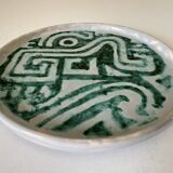 Vintage ceramic plate, 60s design