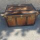 Old travel trunk , Malard trunk factory , Paris
