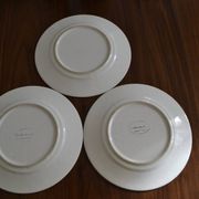 Set of 3 animal dessert plates Moulin des Loups