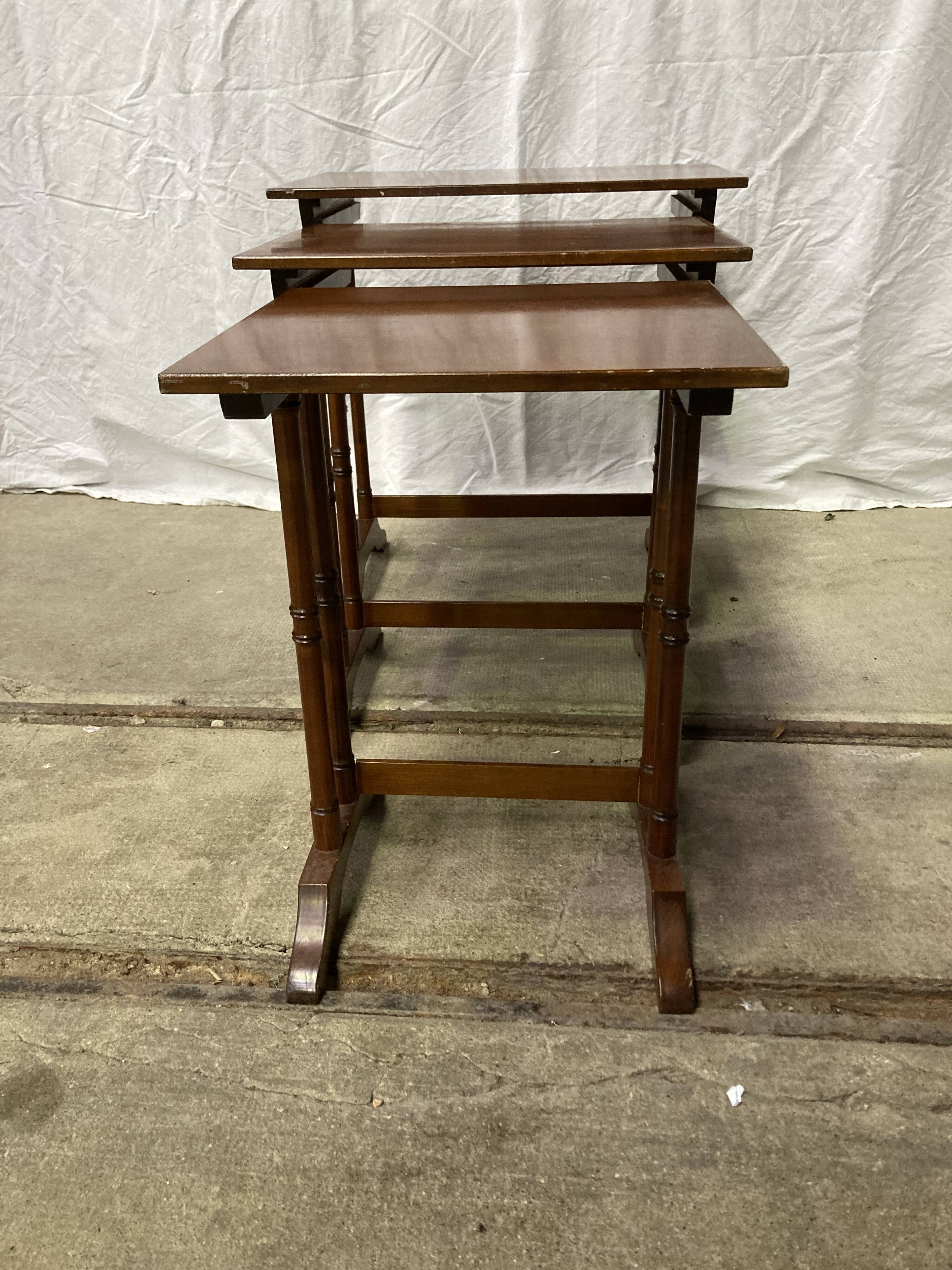 Cherry trundle tables