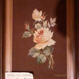 Aubusson tapestry with certificate framed