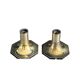 Pair of vintage Italian gold wall sconces