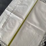 Small old white pillowcase with lace 50x40cm