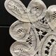 Antique Brussels lace placemat Alost 24x15