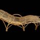 Chaise-longue en rotin italien