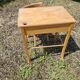 Bureau pupitre + chaise baumann enfant vintage