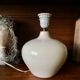 Pied de lampe en céramique craquelée