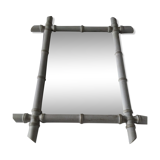 Mirror with bamboo frame 1930s - 47x61cm