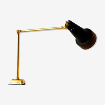 Italian desk clamp lamp 50s