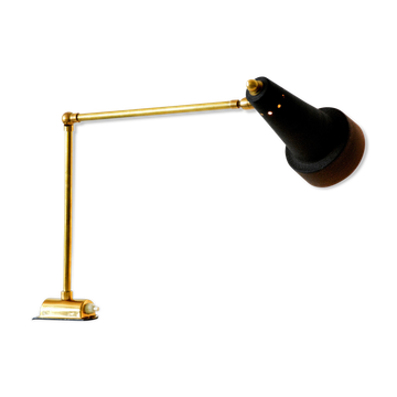 Lampe de bureau à pince italienne des années 50