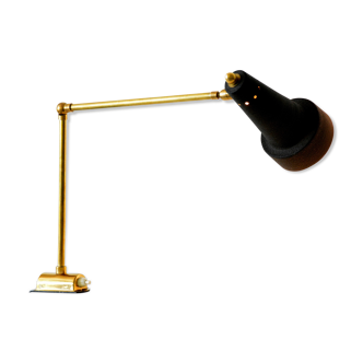 Italian desk clamp lamp 50s