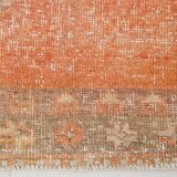 3x12 Pumpink Orange Classic Vintage Runner Rug, 90x353Cm SK 20811