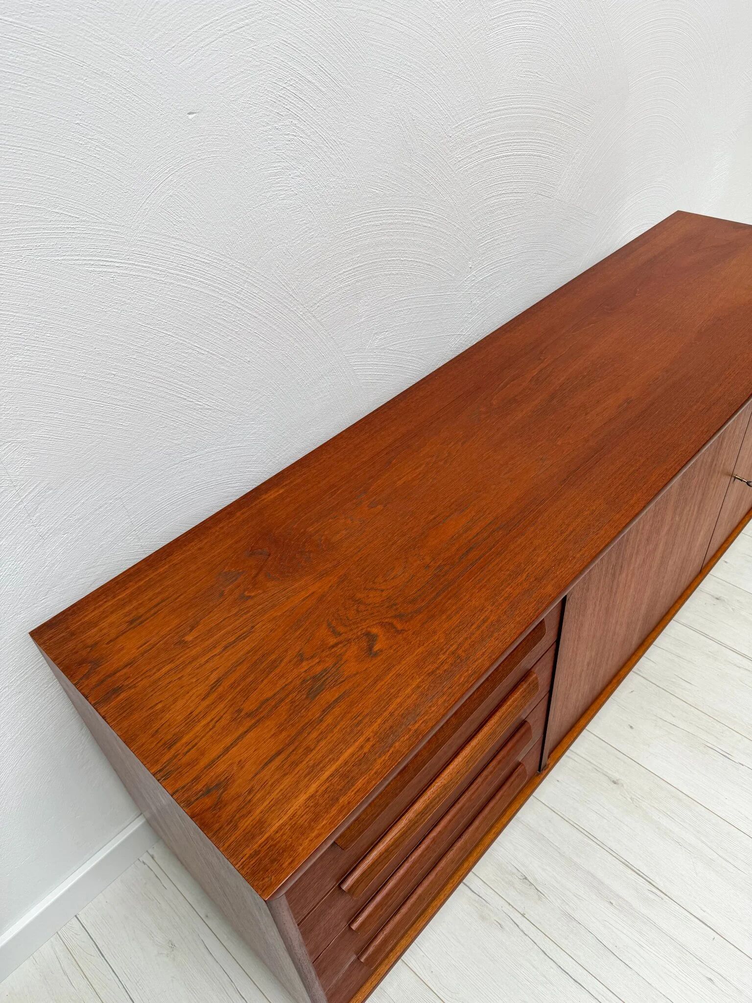 1960s vintage mid-century German teak sideboard by WK Möbel