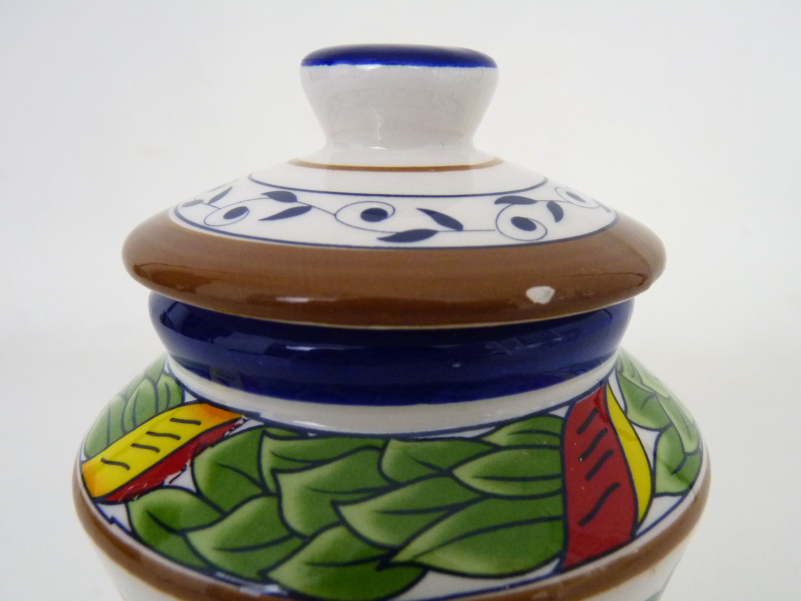 Ancien pot d'apothicaire, Anethum en céramique, année 70/80