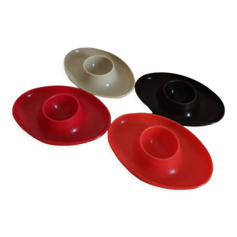 Set of 4 plastic shells