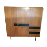 Armoire moderniste vintage Claude Vassal magasins pilotes 1955