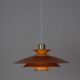 Danish vintage suspension lamp by Kurt Wiborg, Jeka, 1980s.