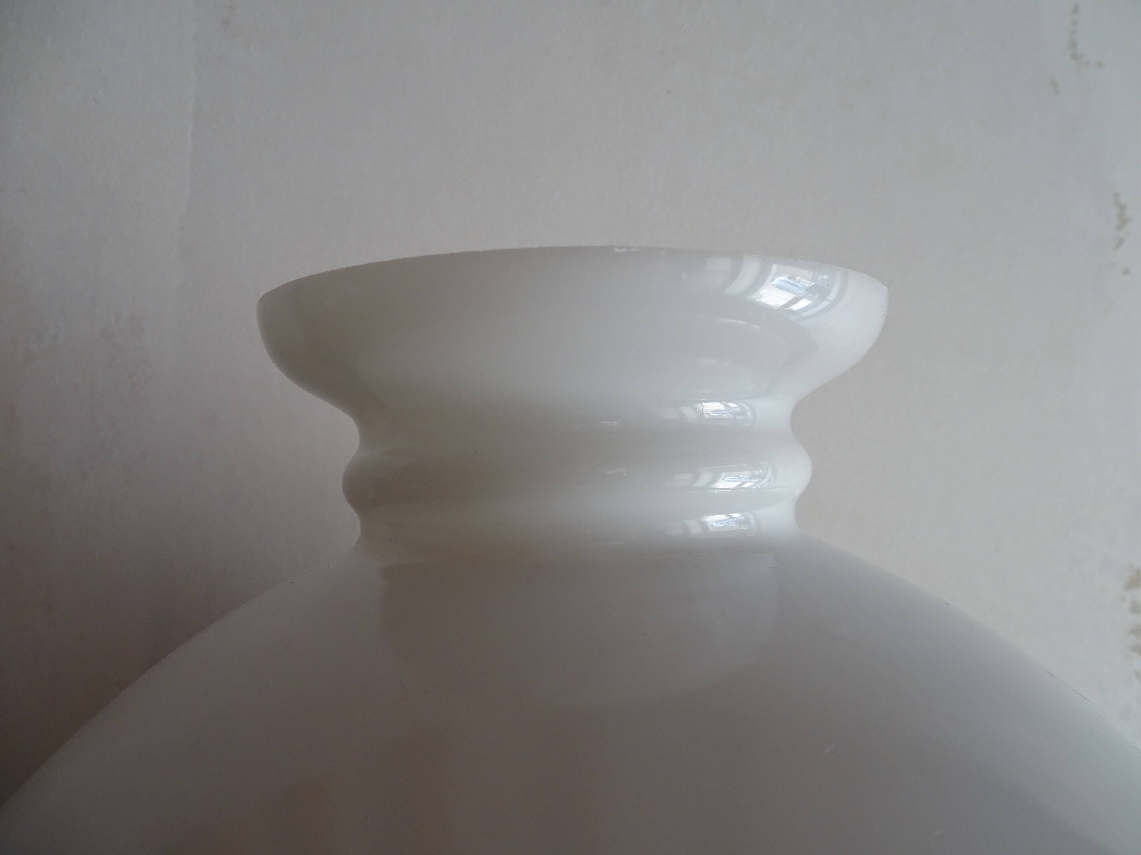 Opaline globe lampshade for vintage chandelier suspension 29.8 cm