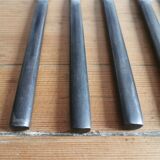 Service of 6 stainless steel and steel knives