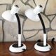 Pair of identical desk or bedside lamps 1970