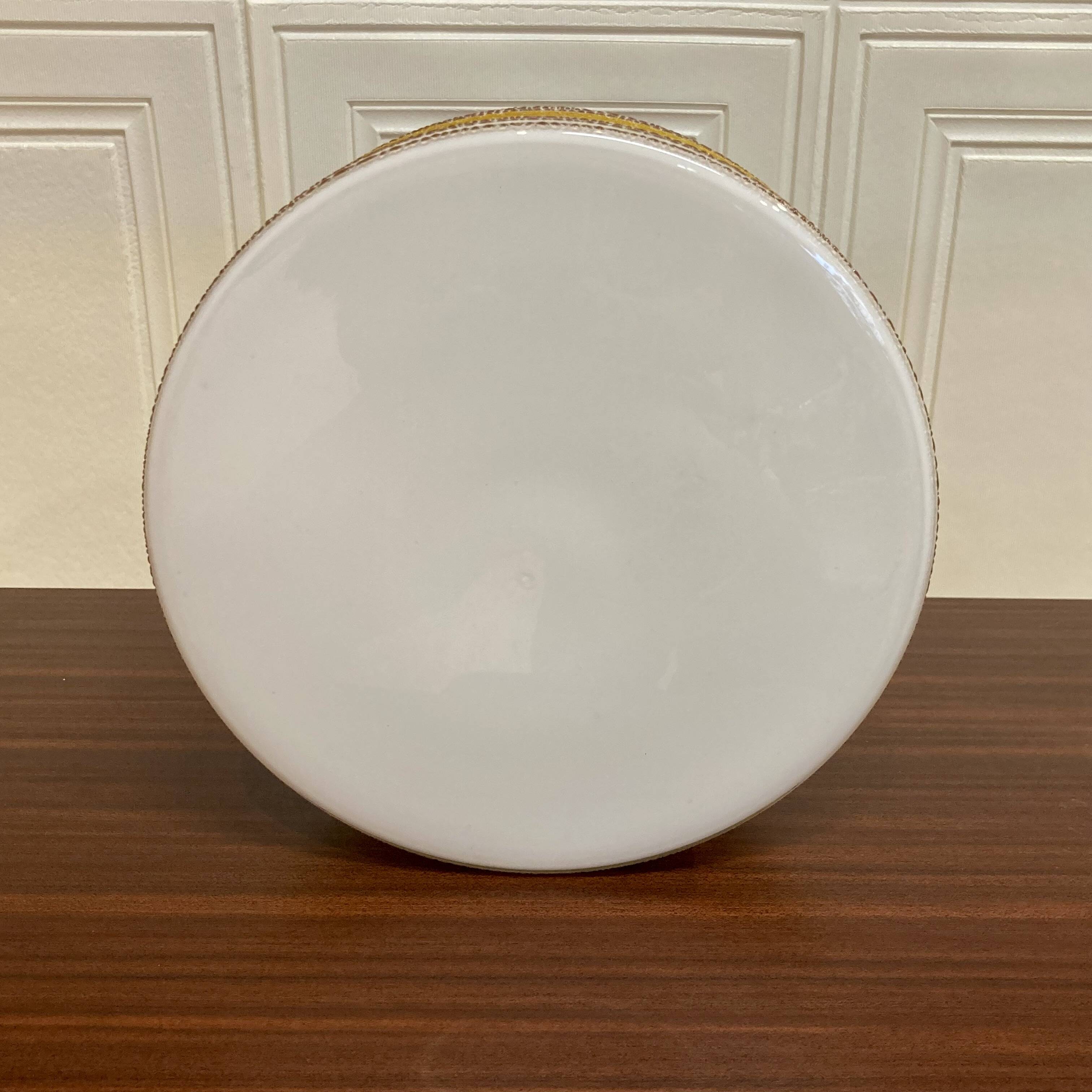 Large glass wall light Scandinavian design 1950.