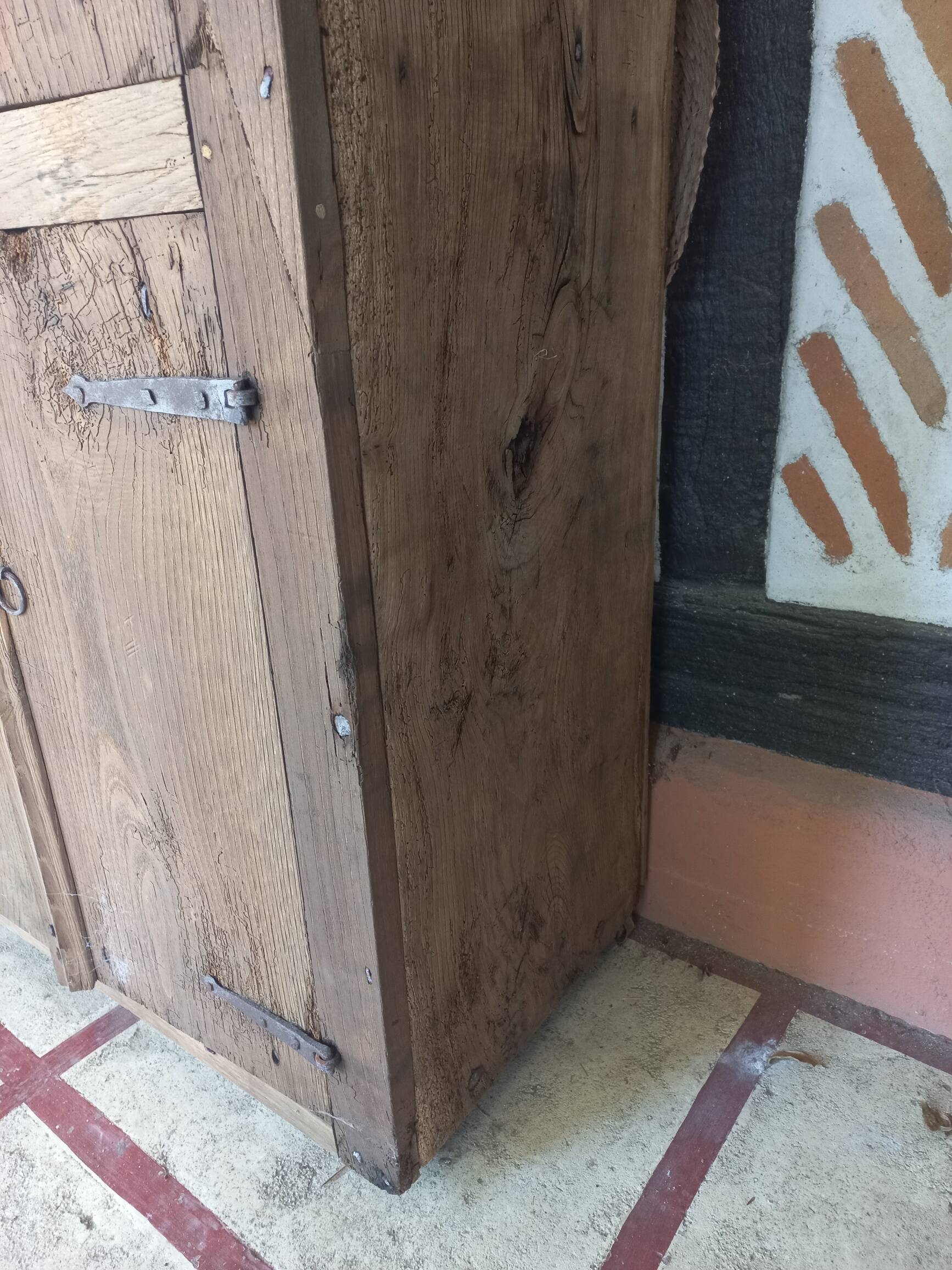 Old primitive wardrobe
