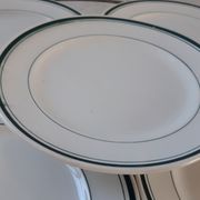 Set of 5 small flat plates Moulin des Loups years 50-60