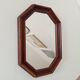 Vintage octagonal mirror from the 1960s.