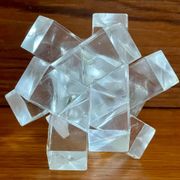 Vintage Chinese Plexiglas Puzzle, Circa 1970s