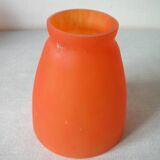 Tulip globe lampshade orange glass paste chandelier lamp retro decor lighting