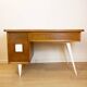 Bureau en chêne du milieu du siècle, Espagne, années 1950