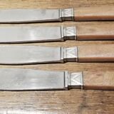 4 Art Deco knives monogram CR
