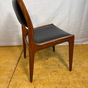 Ensemble de 8 chaises de salle à manger rétro milieu du siècle par Johannes Andersen pour Uldu