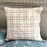 Vintage plaid cushions Laura Ashley